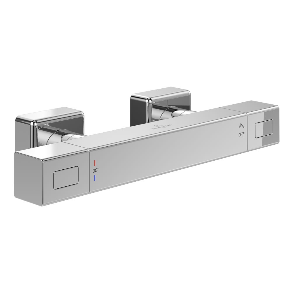 Cutout image of Villeroy & Boch Universal Square Thermostatic Shower Valve